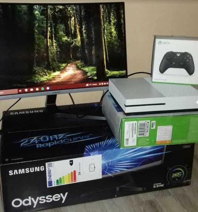 Vând monitor 240hz 27 inch si xbox one s