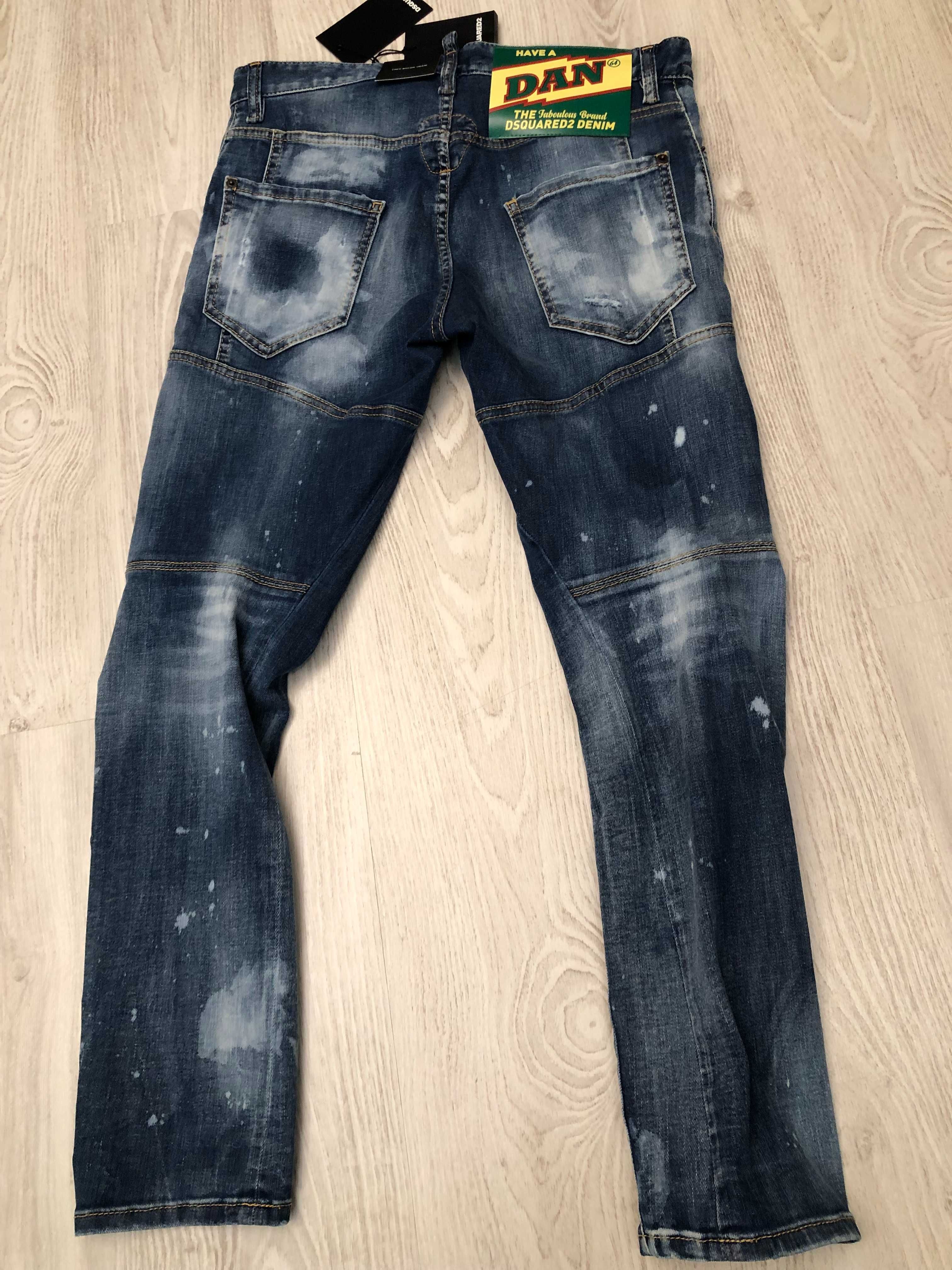 Dsquared2 blugi Tidy Biker Jean 44-46 italy, sau S-XS, retail 595 euro