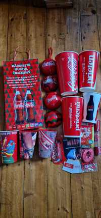 Diverse obiecte de colectie coca cola