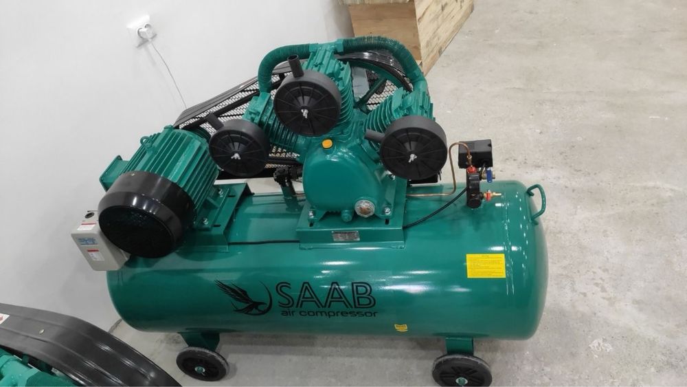 3095 воздушный компрессор 300Л ресивер SAAB kompressor KAFOLATLI