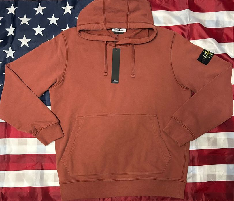 Stone Island Garment Dyed Popover Hoodie