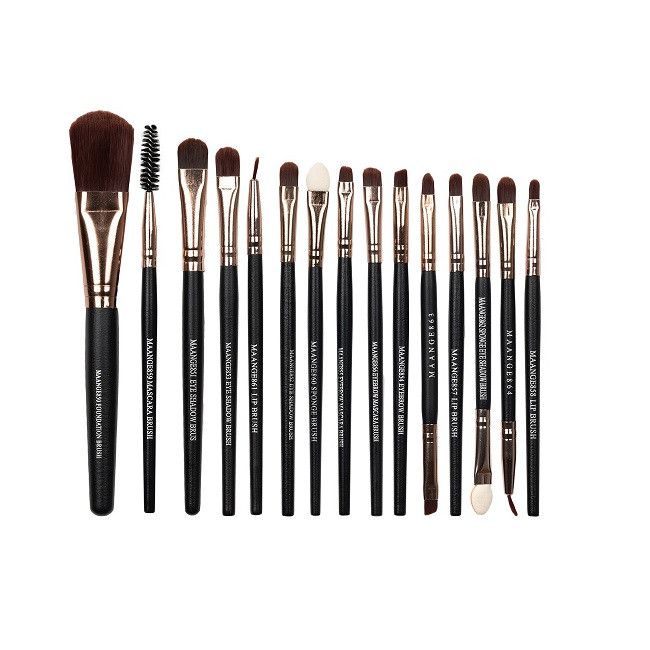 Set pensule machiaj 15 pensule make up
