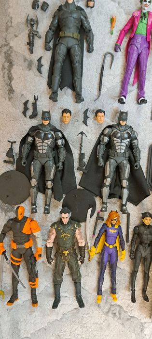 Figurine Mcfarlane DC Batman, Joker, deathstroke