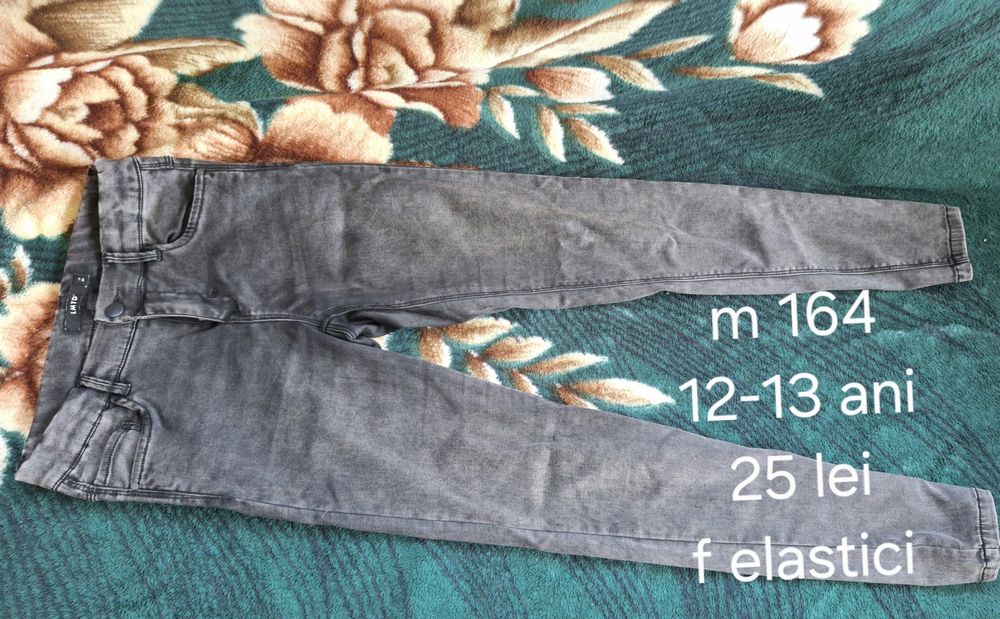 Blugi elastici, fete, m 164 (12-13 ani)