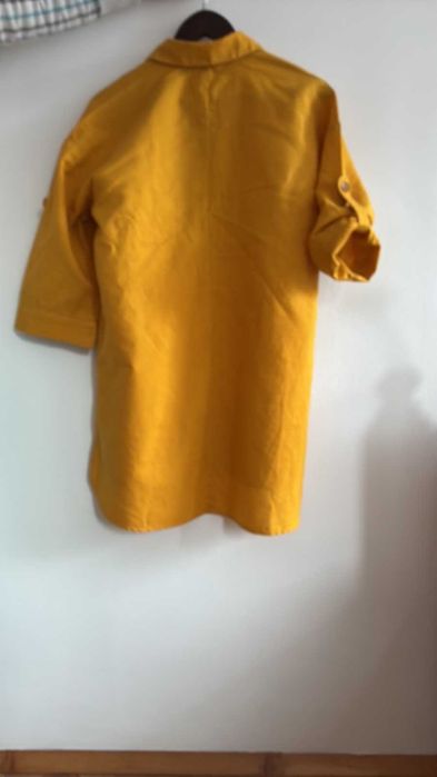 Дамска жълта туника лен/памук, Reserved, размер 34