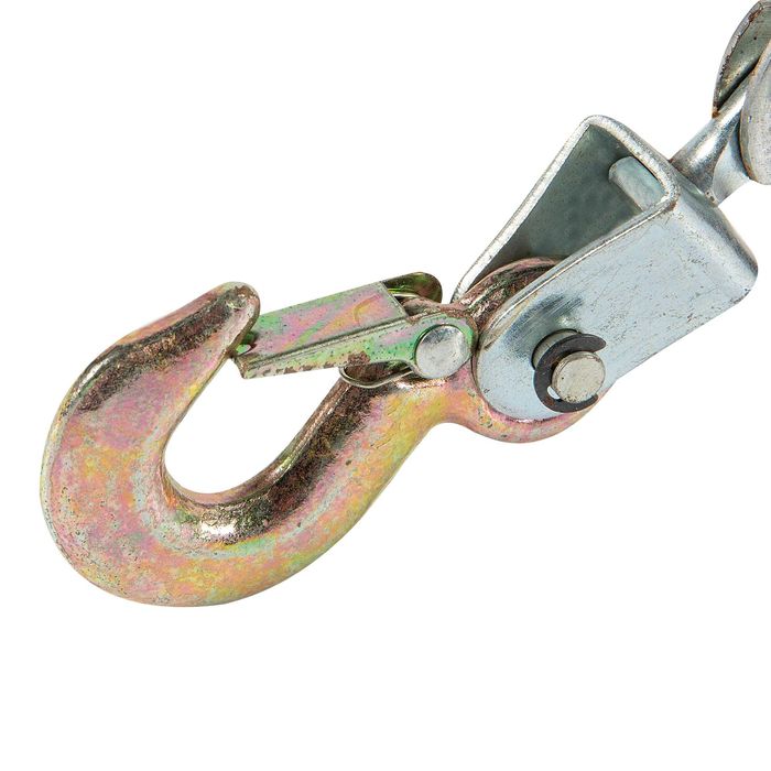 Troliu 2T cu dinti dubli si carlige duble cablu orizontal (GF-2271)