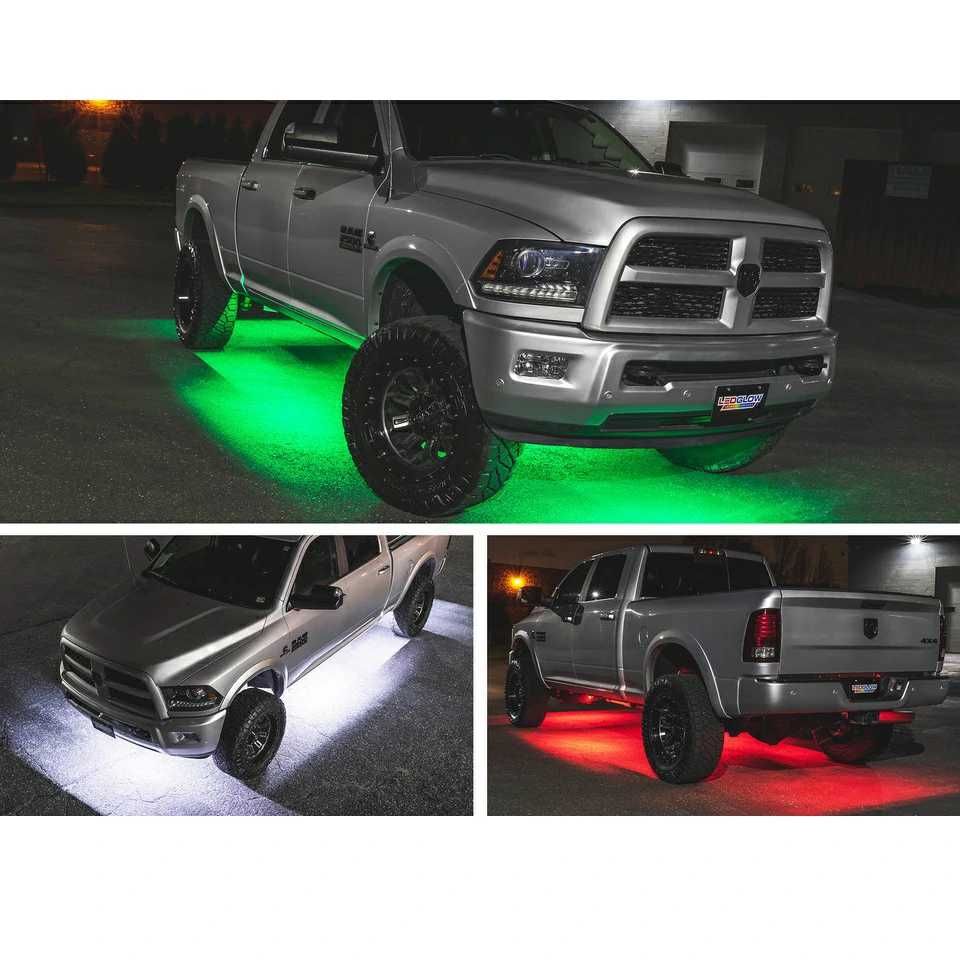 Lumini ambientale auto exterior kit banda led leduri sub masina