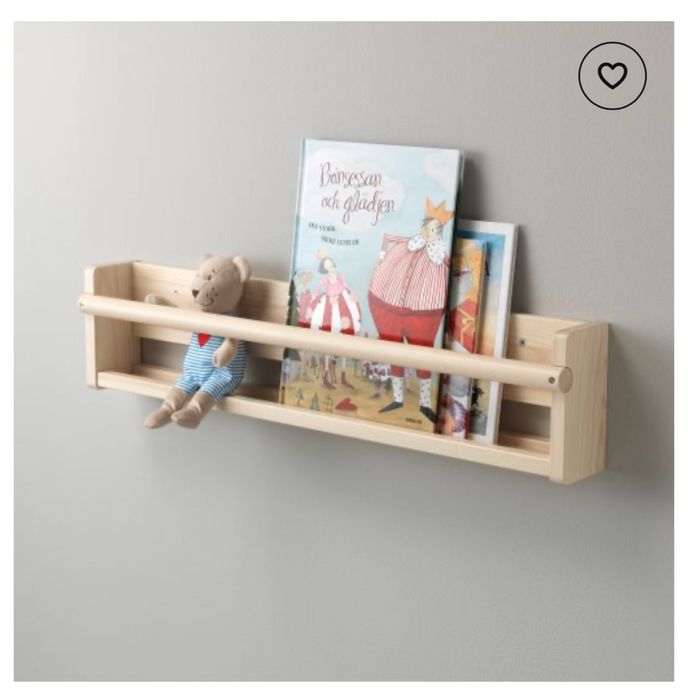 Рафт за детска стая IKEA FLISAT + закачалка