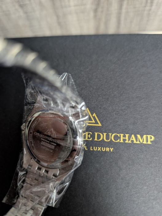 Ceas Christophe Duchamp elysees Mother of Pearl cu 11 Diamante NOU