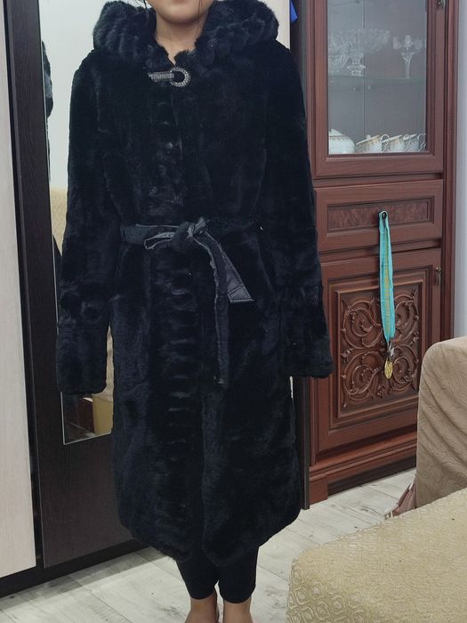 Шуба мутон женская