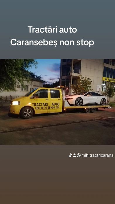 Tractări auto non stop Timiș Caraș Severin