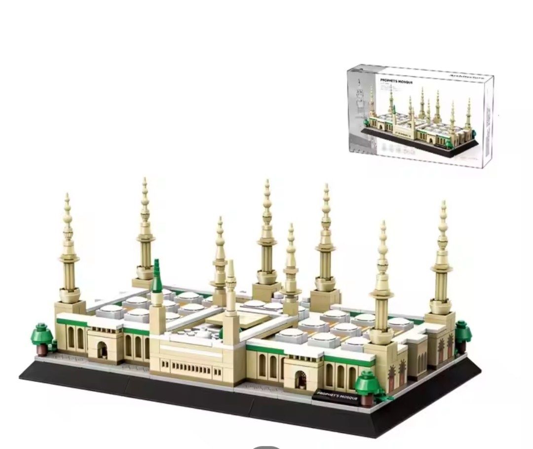 Wange 594 шт кирпичи Al Masjid an Nabawi знаменитое здание