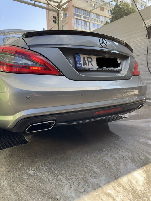 Difuzor complet cu tipsuri bara spate Mercedes Benz CLS w218 AMG