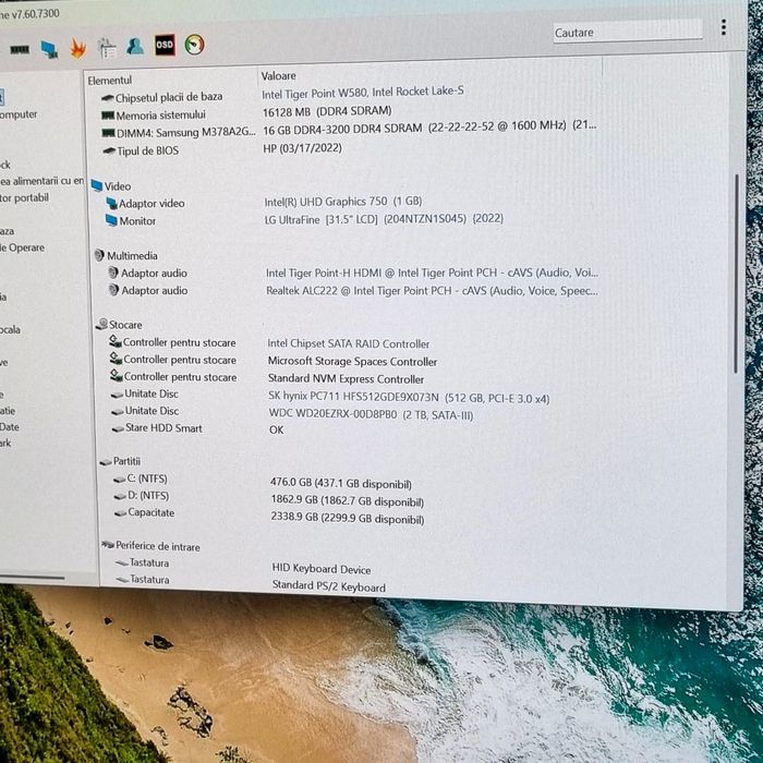 Unitate Hp Z2 G8,I7-11700