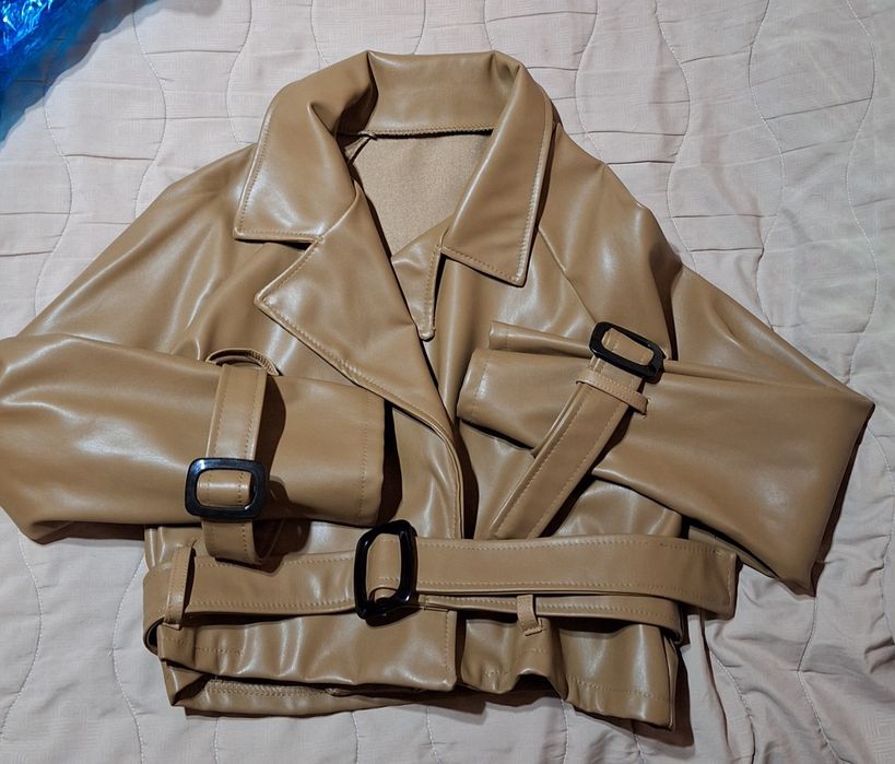 Късо яке от еко кожа