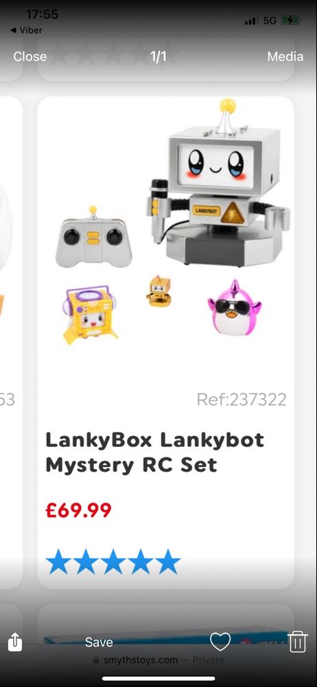 Детска играчка Робот Lankybox