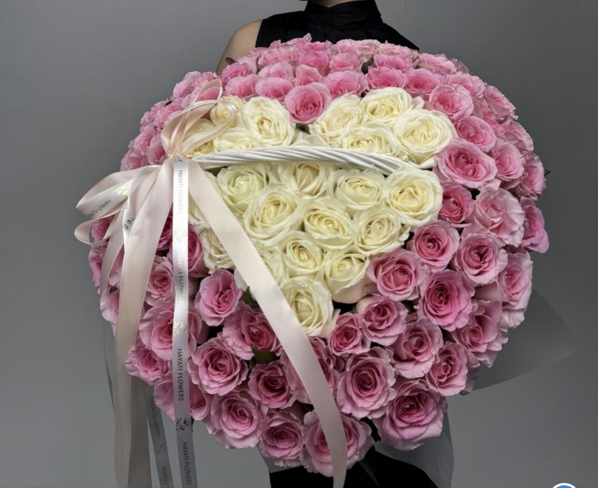 Корзина    101 роз