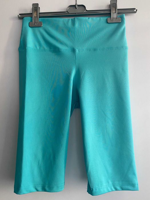Colanti scurti turcoaz, S/36, nou