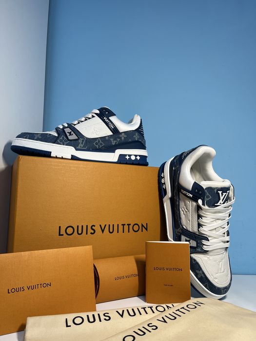 Louis Vuitton “monogram Denim White Blue”