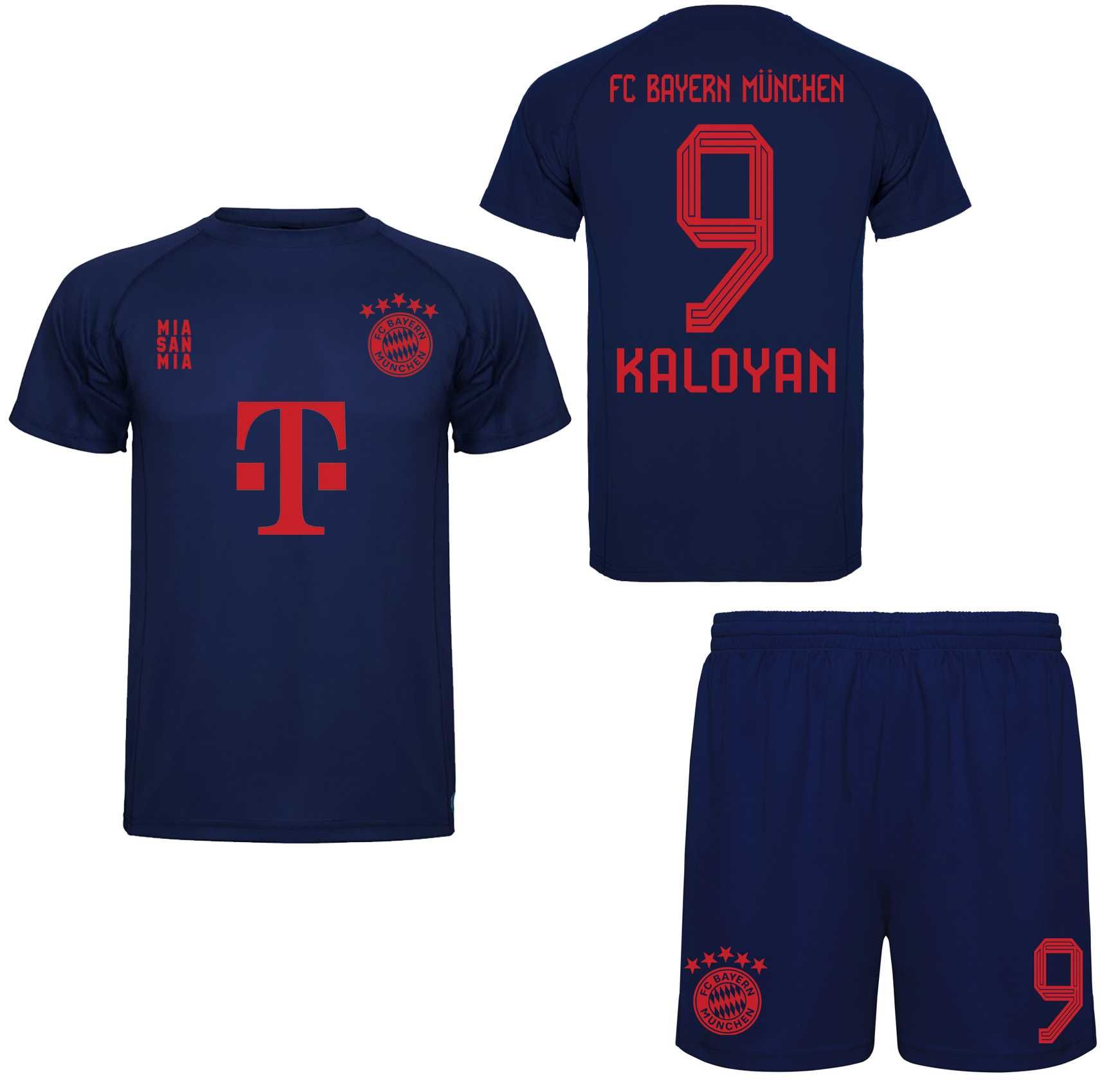 DRI-FIT екипи /тениска шорти/ BAYERN / БАЙЕРН с ИМЕ и НОМЕР по избор.