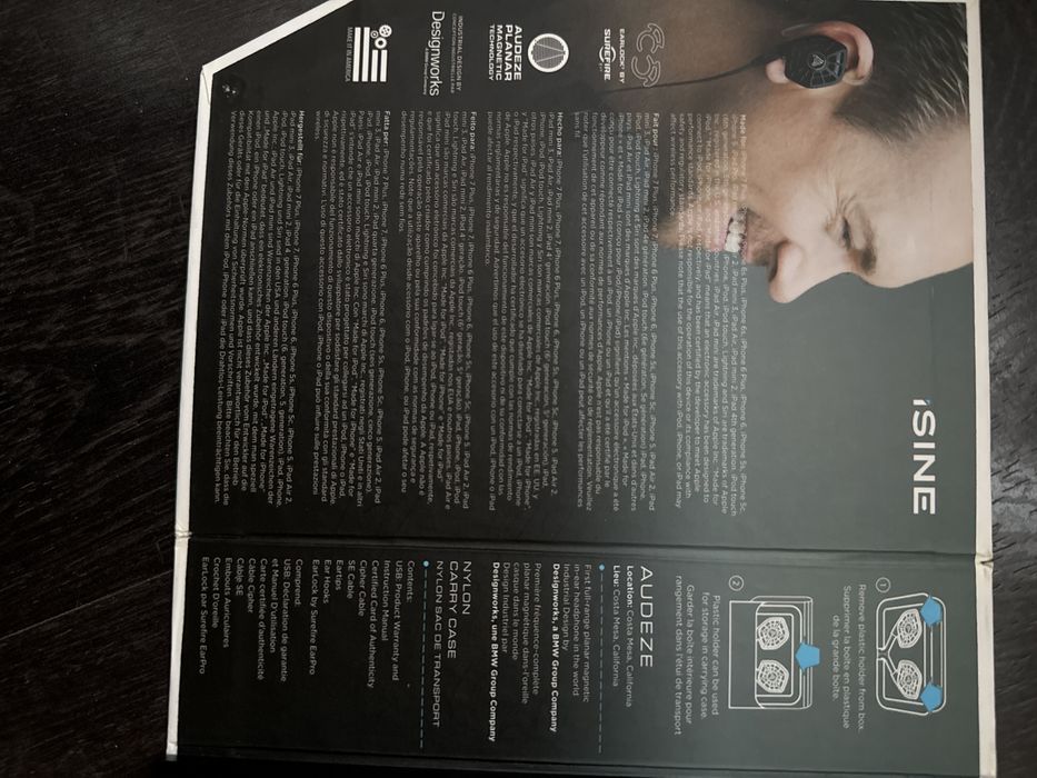 Audeze iSine 10 casti planare magnetice - reduse