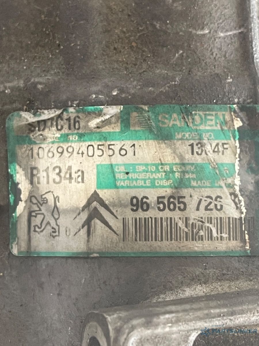 Compresor  AC PEUGEOT 407 6D_ 2004 - > 1.6 HDi 110 9HZ (DV6TED4) 10699405561 96565726