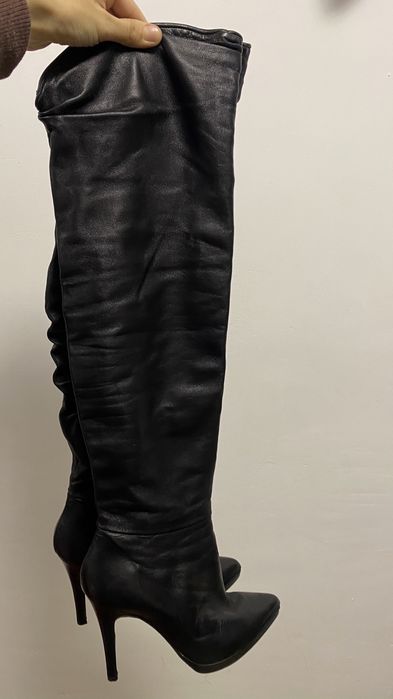 Итальянскии сапоги натуральная кожа новые за пол цены