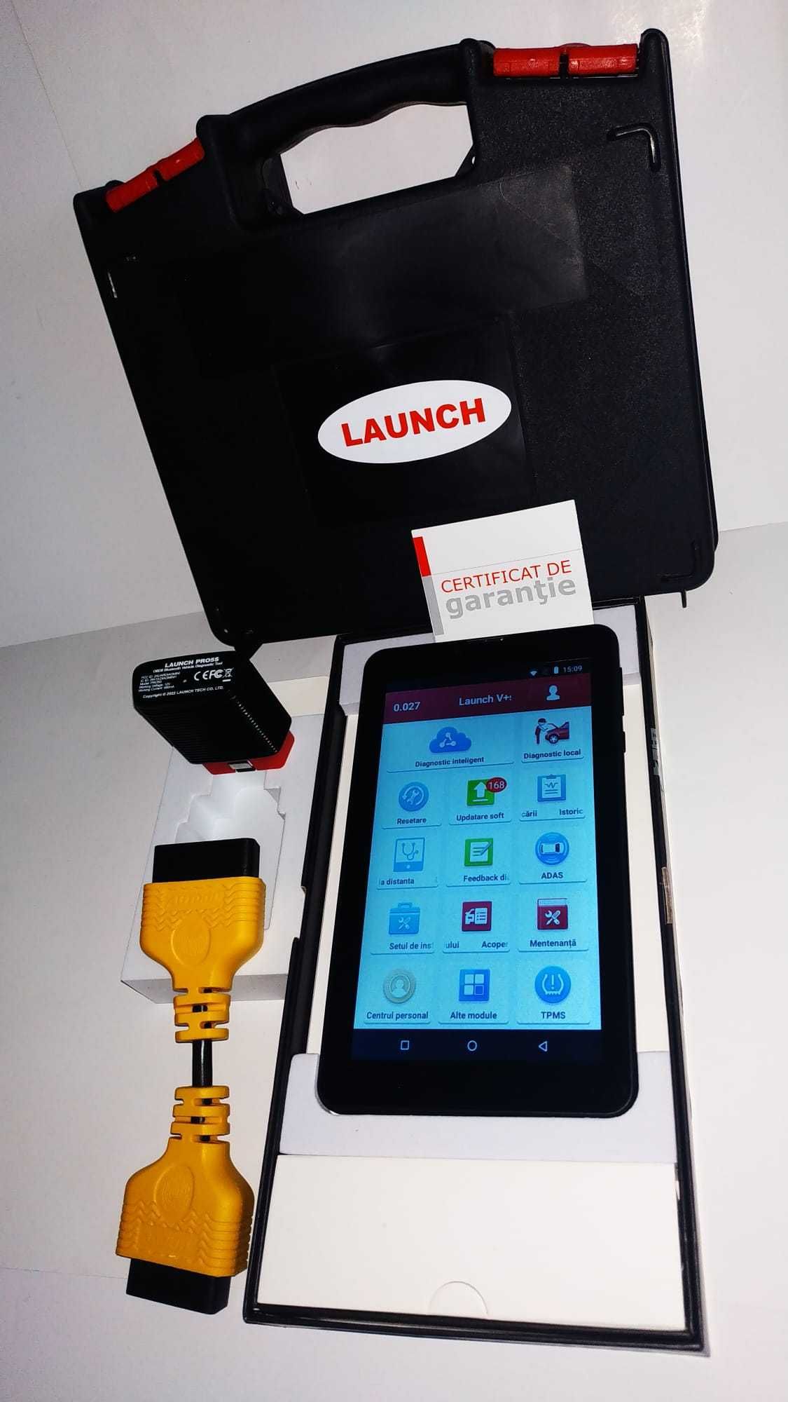 Kit Interfata Auto LAUNCH PRO5S X431 V+ Scan Easydiag + Tableta Noua