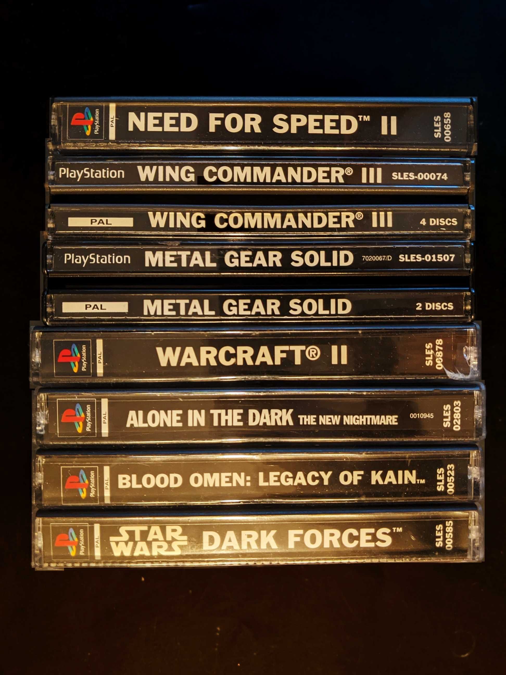 Joc PS1 Original anii '90 CD PAL Black Label STAR WARS Dark Forces & 1