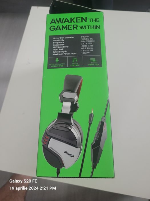 Căști  VERTUX de gaming