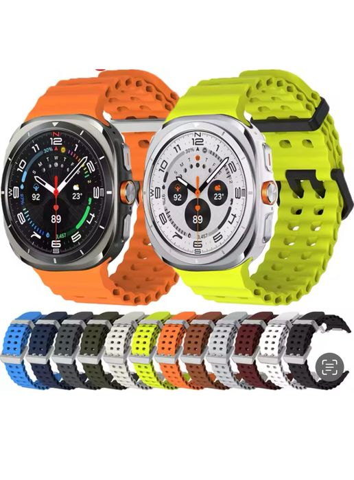 Curea Silicon Clips Ceas Samsung Watch Ultra Husa Folie Silicon