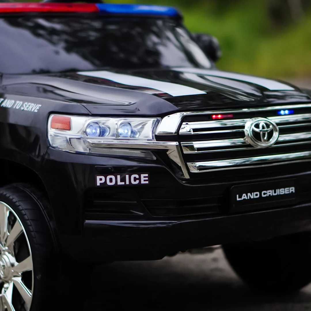 Masinuta electrica de politie, Toyota pentru 2 copii, 160W, 12V