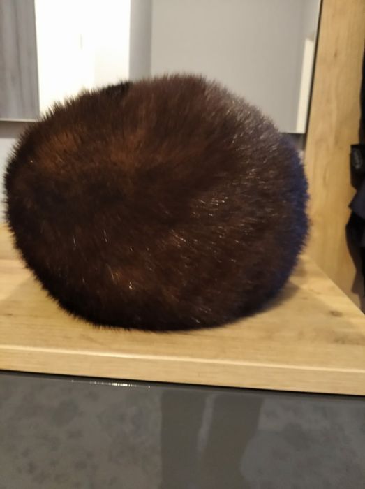 Шапка норковая б/у