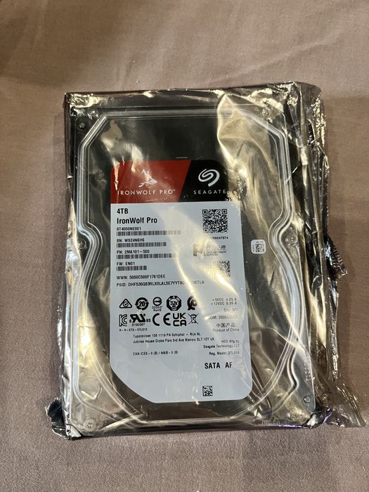 Seagate ironwolf pro HDD 4TB