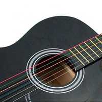 Разноцветные Струны  акустической гитары разноцветные  комплект  6 шт.
