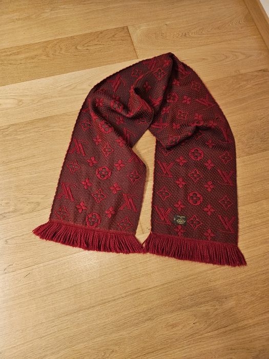 Louis Vuitton Logomania Wool шал с вълна