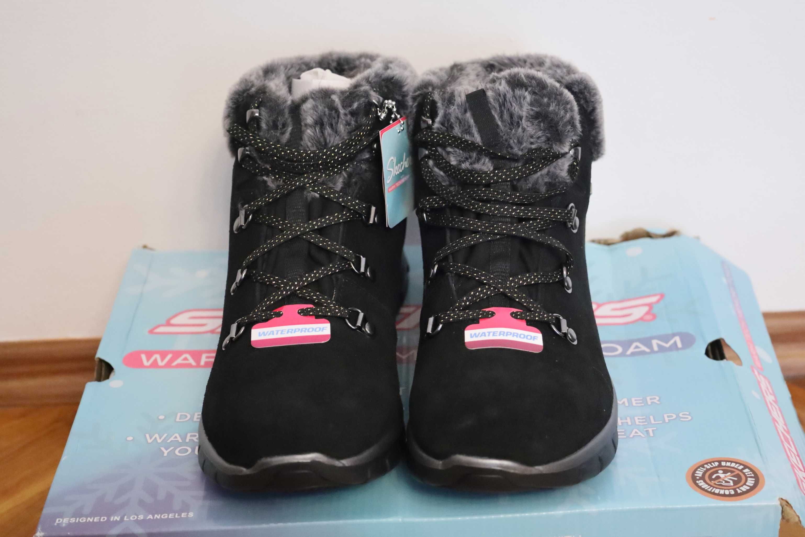 Ghete dama Skechers 44777 BLK marimea 40