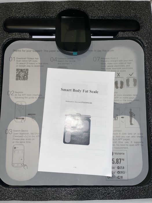 Cântar inteligent pentru verificare compoziția corporală