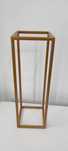 Suport decor aranjament, teava rectangulara, culoare aurie