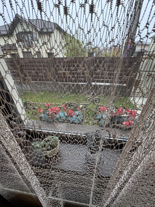 Vand perdele pentru galerie tip bara 6 bucati 140x222 cm