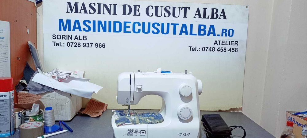 Masina de cusut Carina cu piese metalice