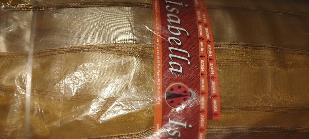 Vând perdea organza metraj40m