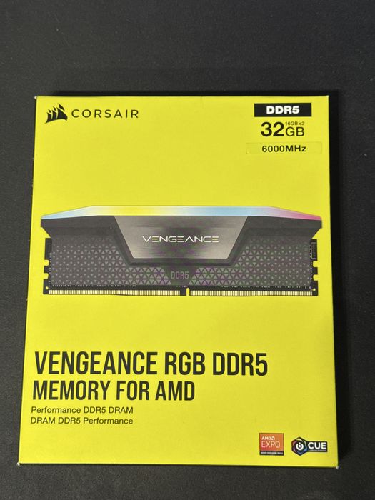 Corsair Vengeance RGB 32GB (16x2) RAM 6000MHz CL30 AMD EXPO