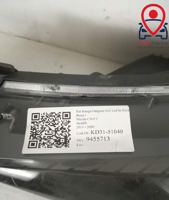 Ляв фар Оригинален Пълен Лед В добро състояние 2 лупи Мазда / Mazda CX