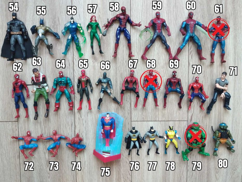 Колекционерски Екшън Фигурки - Batman, Marvel, DC, Spider-Man, Vintage