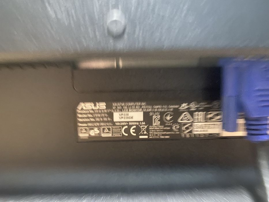Monitor ASUS 60 Hz perfect functional mufa vga