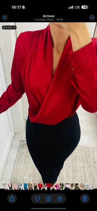 Кофта бордовая размер М ка