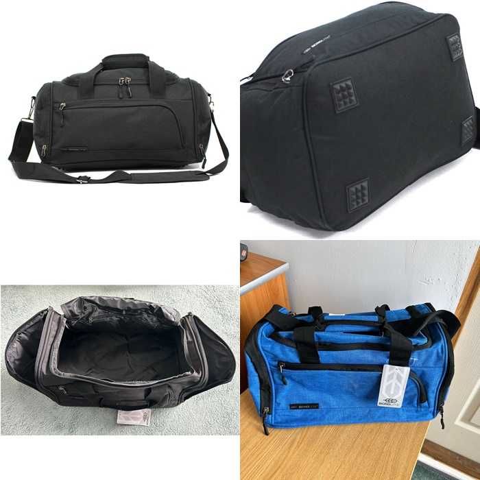 Geanta de calatorie / sport, modele diferite, negru / gri