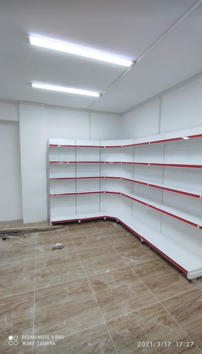 Стеллаж металлические полки витрины прилавки магазинов перфорированный