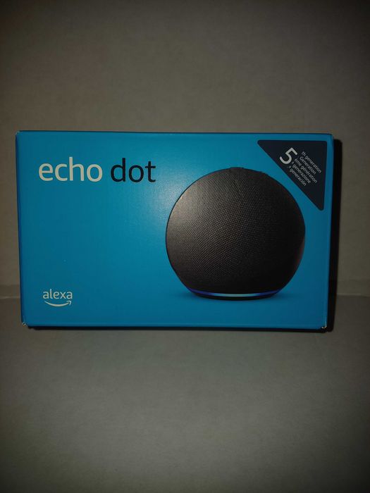 Смарт колона Echo Dot 5, Гласов контрол Alexa, Wi-Fi, Bluetooth, черна